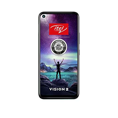 itel Vision2 (Deep Blue, 6.6'' HD+ IPS Dot-in Display, 2GB RAM, 32 GB Storage, 13MP Triple Camera), (Model: L6503)