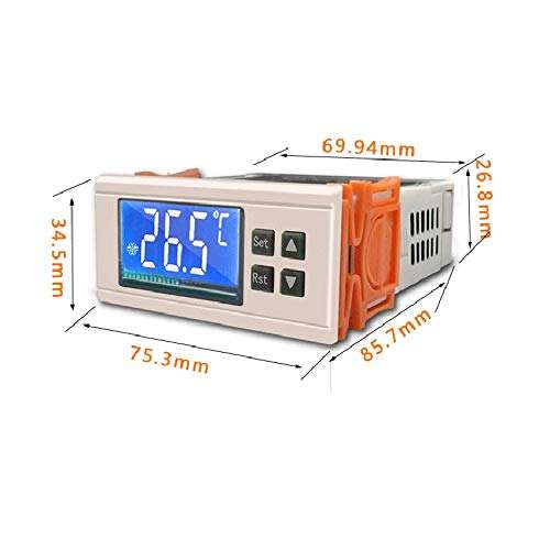 SLING Refrigerator Thermostat STC-8080A + Refrigeration Automatic Defrost Timer Intelligent Controller Single Probe 5