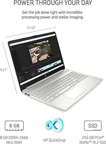 HP [Windows 11 Pro] 15 15.6" FHD Business Laptop Computer, 11th Generation Intel 4-core i5-1135G7 (Beat i7-1160G7), 8GB RAM 512GB PCIe SSD, Intel Iris Xe Graphics, Numeric Keypad, BT 5.2, HDMI, w/Hub 4
