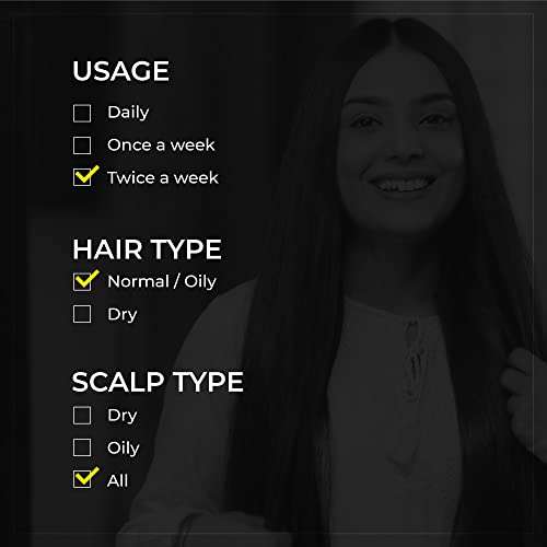 Vedix Ayurvedic Shampoo | Taritha Hair Fall Shampoo for Normal-Oily Hair With Dandruff Care | Reduces Hair Fall and dandruff |100ml 6