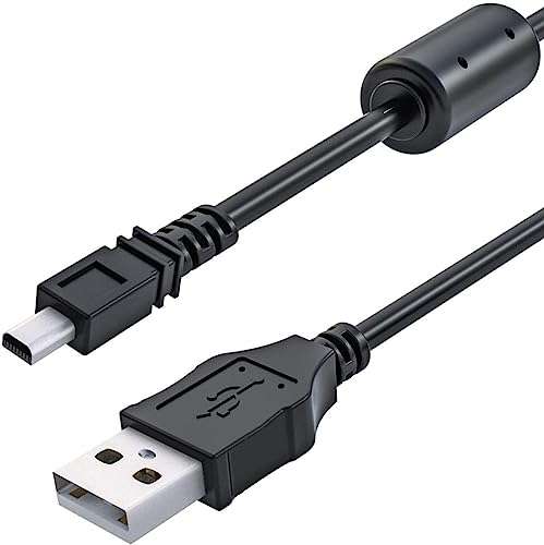 Replacement Panasonic Lumix USB Data Transfer & Charging Cable – 5ft Long – Compatible with 8-Pin Models – Compact, TZ, FZ, G, GF, GX Series – K1HA08AD0001 / DMW-USBC1 Cable 5