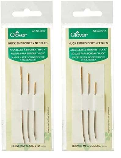 Clover 2012 Huck Embroidery Needles (Pack of 2)
