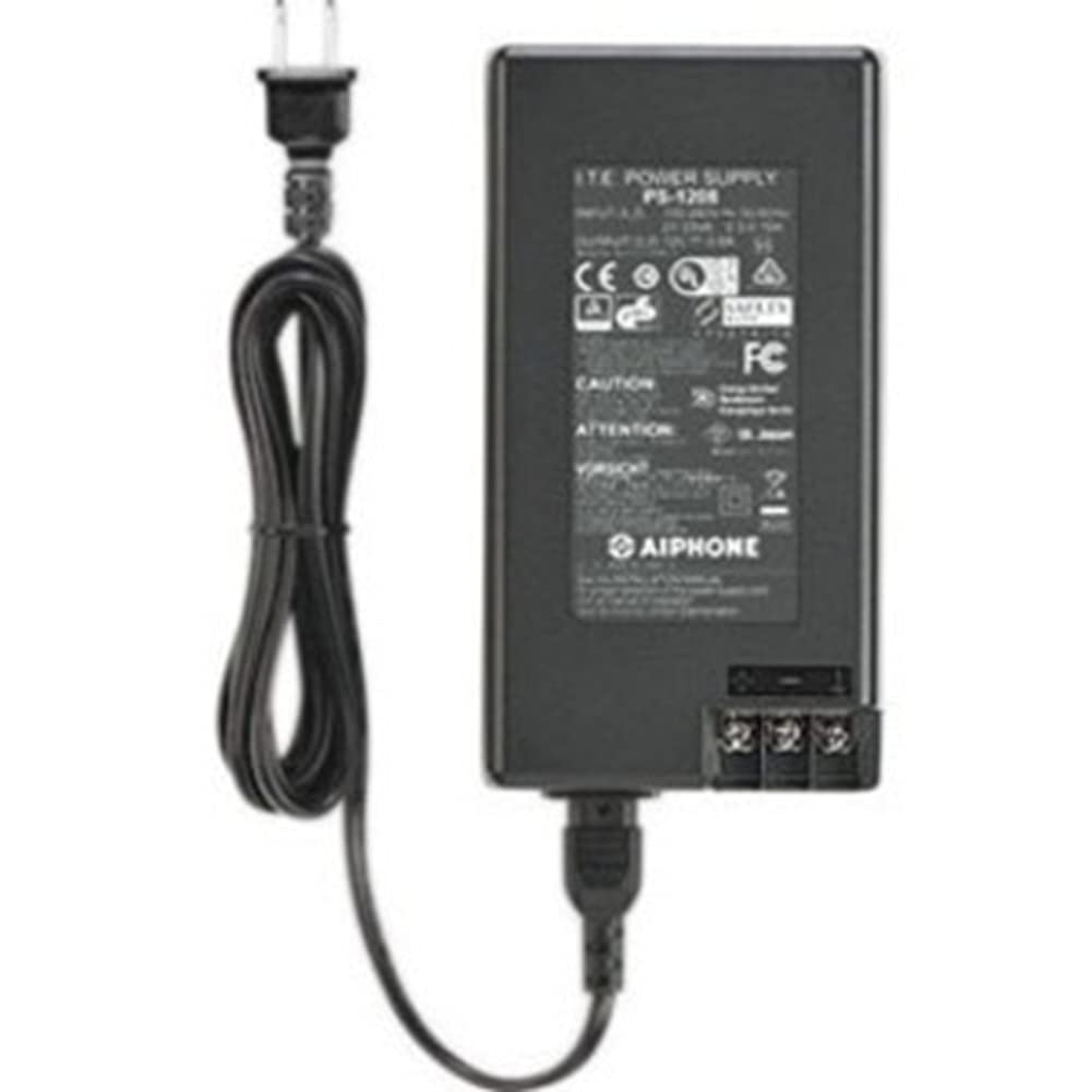 Aiphone PS-1208UL 12V DC Power Supply, 0.8A, UL Listed 1