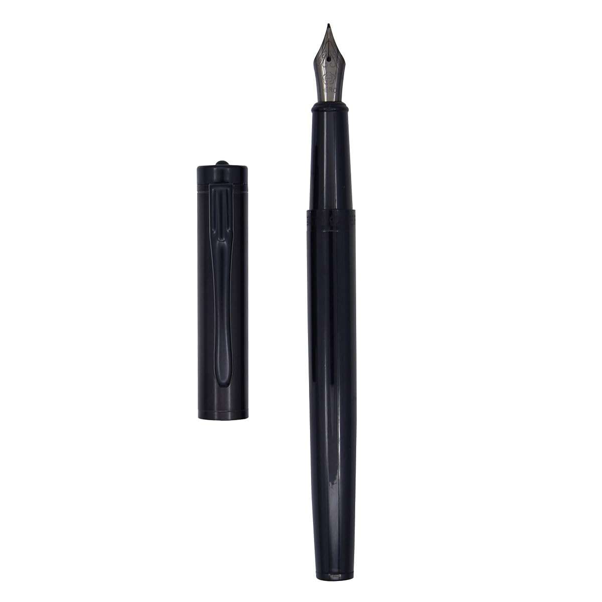 SIPLIV Luxury Calligraphy Pen with Ink Converter, Smooth Writing Calligraphy Pen for Journaling School Office - Black