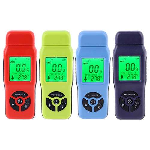 Pinhaijing Wood Moisture Meter Humidity Tester Timber Damp Bamboo Paper Detector 2%~70% 6