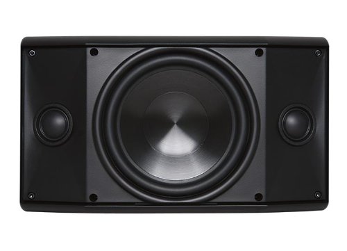 PROFICIENT AUDIO SYSTEMS AW500TTBLK 5.25" Indoor/Outdoor Dual Voice Coil Speaker (Black)