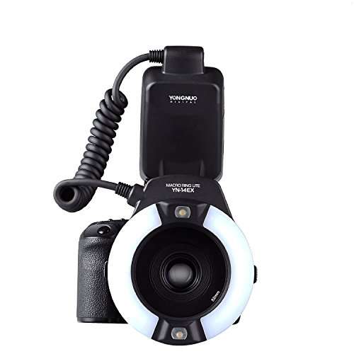 YONGNUO Macro Flash YN-14EX TTL LED Macro Ring Flash Light for Canon Camera 1