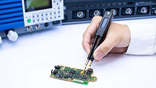 LCR Research Elite2-10KHz LCR Meter with 0.2% Accuracy/ESR Meter/Smart SMD Tweezers/with Spare Test Tips 6