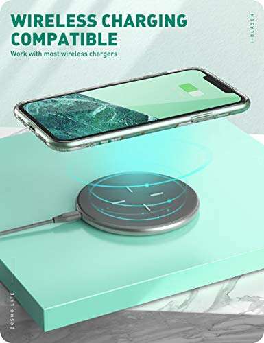 i-Blason Cosmo Lite Series Case for iPhone 11 (2019), Premium Hybrid Slim Protective Bumper Case with Camera Protection, Prasio, 6.1" 6