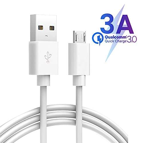 Ultra Fast Mobile Charger For Motorola Moto X Play, Moto G Turbo, Moto G3, Moto G2, Moto X Force, Moto G, Moto X, Moto X Style, Moto X2, DROID Maxx, Moto G4, Moto G4 Plus Charger Original Adapter Like Mobile Charger | Wall Charger Fast Charging Android Smartphone Qualcomm 3.0 Charger | Travel Charger, Rapid, Dash, VOOC, AFC Charger,Hi Speed Rapid Fast Charger With 1.2m Super charging & Sync Usb Cable - (3.0Amp, 2B, AC White ) 4