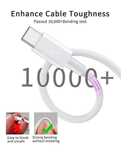 JAINTA 5FT Charger Charging Cable Compatible with for PS5 and Xbox Series X/S Controller, Switch Pro Controller, Type C USB for Durable Fast Sync Charging Cord 3