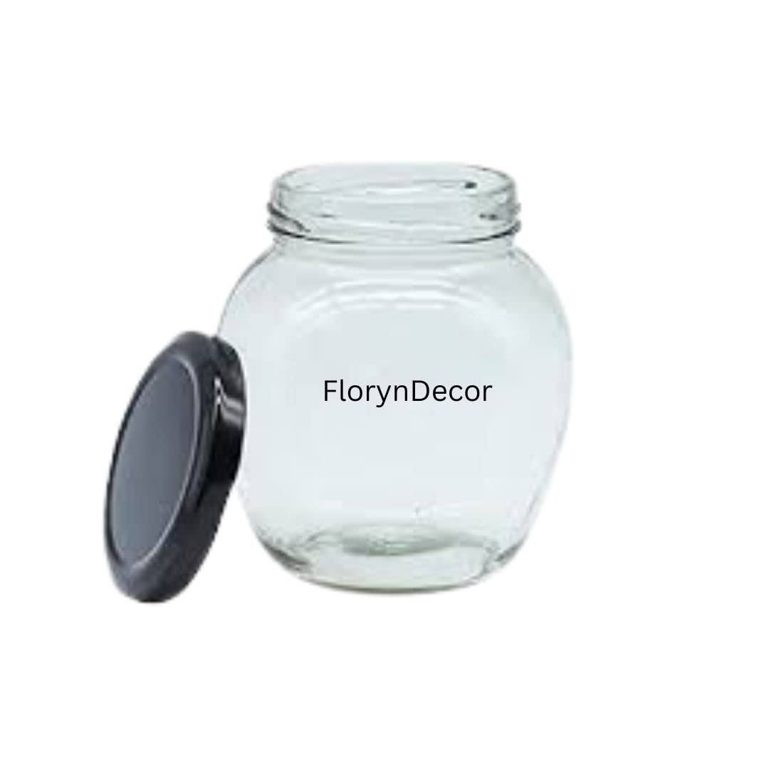 Floryn Decor Matka jar Set, Matka Shape 200ml Glass Jar With Rust Proof Air Tight Lid | Suitable for use in your home office, kitchen storage, | Glass Jar for Kitchen & gift | Matka glass jar (6) 3
