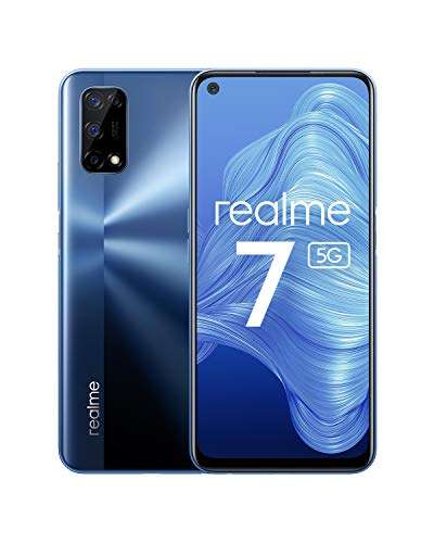 Realme 7 Dual-SIM 128GB ROM + 6GB RAM (Only GSM | No CDMA) Factory Unlocked 5G Smartphone (Blue) - International Version 1