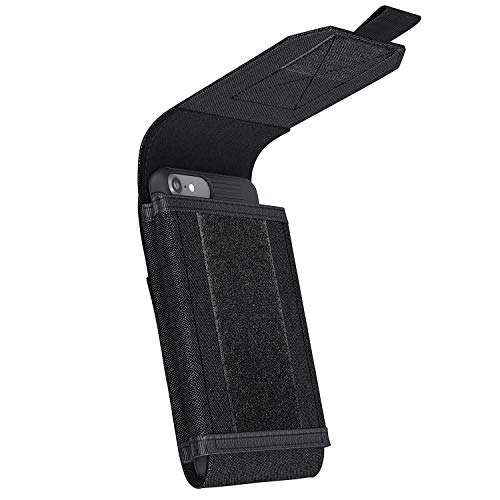 PiTau Belt Holster Designed for Galaxy S20+ Plus, XL Large Pouch Army Case Cover Belt Loop for Samsung Galaxy S20+/S20 Ultra 5G/S10+ S9+ S8+ Plus/Note 9/Note 8 (Fit w/Defender Battery Thick Case on) 3