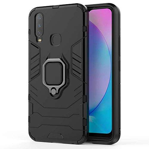 Designerz hub Hard Silicone Back Cover for Vivo Z1 Pro (Black) 4