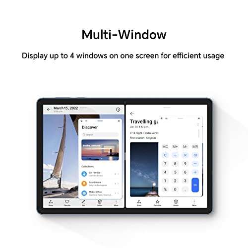 HONOR Pad X8 with Free Flip-Cover, 25.65cm (10.1 inch) FHD Display, 4GB RAM 64GB ROM, Mediatek MT8786, Android 12, TUV Rheinland Certified Eye Protection, Up to 14 Hours Battery WiFi Tablet, Blue Hour 5