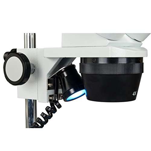 OMAX 20X-40X Cordless Stereo Binocular Microscope with Dual LED Lights and 5MP Camera 3