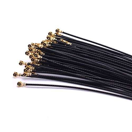 FPVKing New 2.4G Receiver Antenna IPEX 4 IPEX4 Port 150mm for FrSky X4R/X4R-SB/XM/XM+/RXSR/G-RX8 Receiver and Remote Controller(12pcs) 5