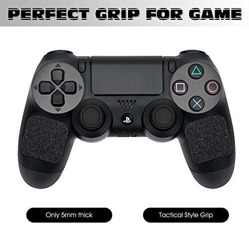 6 Pieces Grip Phone Stickers Non-Slip Cell Phone Grip Tape Rubber Textured Adhesive Traction Grip Decal Stickers for Phones Tablet Computer Gaming, Black and White 2