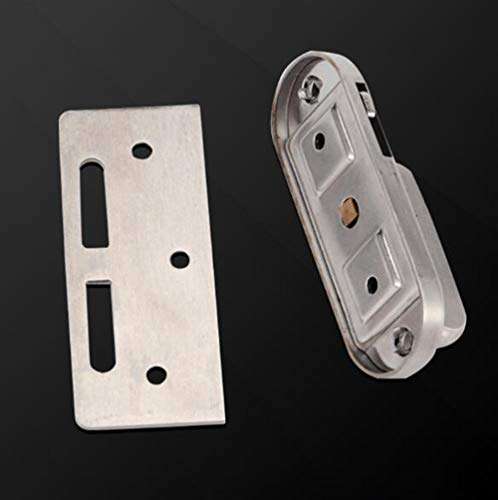 Sliding Door Lock 90 Degree Moving Door Right Angle Buckle Privacy Lock, Sliding barn Door Lock and Latch Bolt Lock cam Lock 3