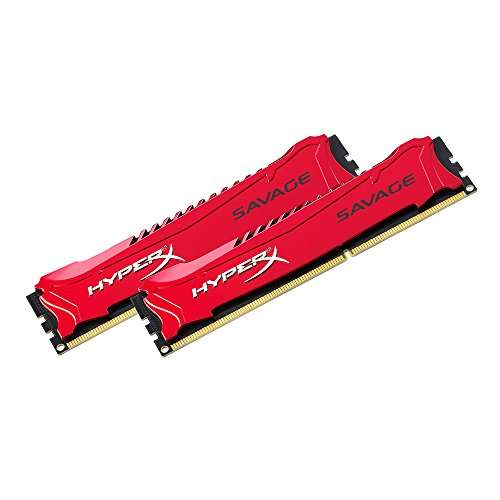Kingston HyperX Savage 8GB Kit (2x4GB) 1600MHz DDR3 Non-ECC CL9 DIMM XMP (HX316C9SRK2/8) 2