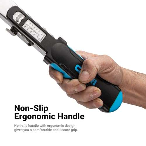 Capri Tools 1/2 in. Drive Flex-Head Split Beam Torque Wrench, 50-250 ft. lbs. 6