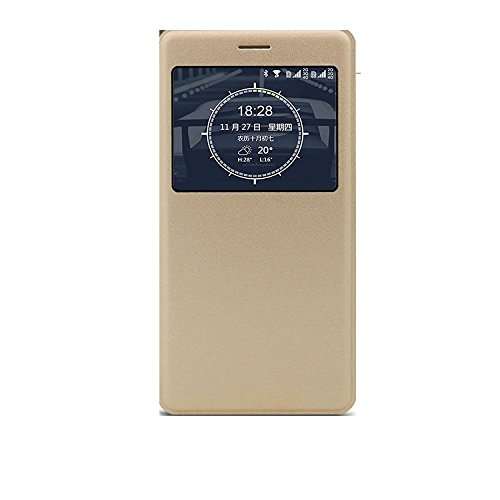 HelixLeatherFlip Cover for Redmi 5A Gold 1