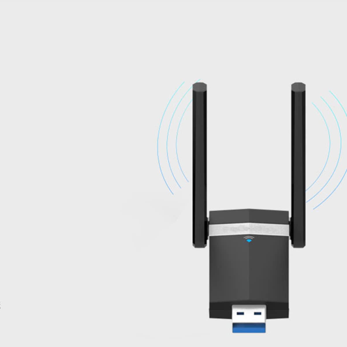 Generic WiFi Adapter Wireless Band Windows USB Laptop WiFi Mbps Network for Adapter.g Computer M Black Dual Adapters Adapter 6