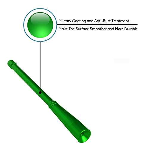 DeepRoar Replacement Antenna for Chevy Avalanche 2007-2013, Optimized FM/AM Reception, 6.75 Inch EA01 (Green) 5