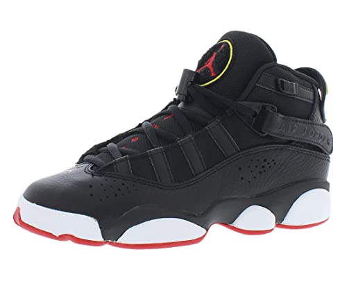 Big Kid's Jordan 6 Rings Black/University Red-White (323419 063) - 7