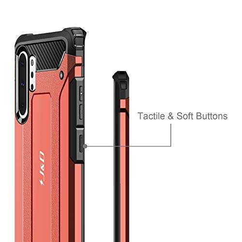 J&D Case Compatible for Samsung Galaxy Note 10 Pro/Note 10+/10+ 5G/Note 10 Plus/10 Plus 5G Case, Heavy Duty ArmorBox Dual Layer Shockproof Hybrid Protective Rugged Case, Not for Galaxy Note 10 5