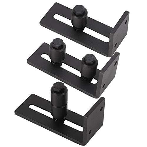 SHIJING Carbon Steel Adjustable Sliding Floor Guide for Barn Door Hardware Accessory Sliding Door Slide Rail Mechanism Furniture 6