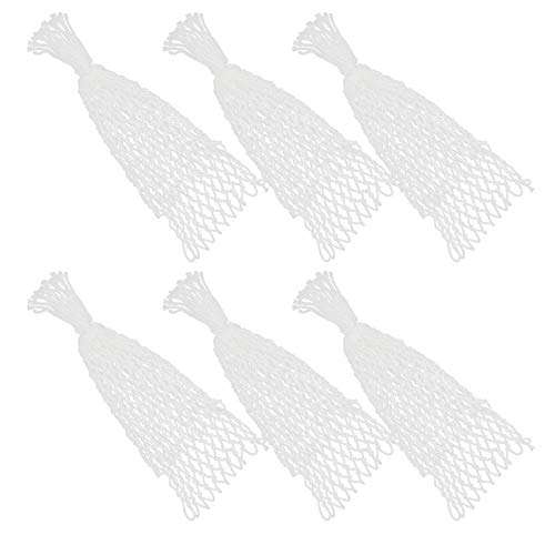 VGEBY Billiards Pool Table Pockets 6PCS, Billiards Net Pocket Cotton Mesh Bag Pool White Pool Table Accessories 3