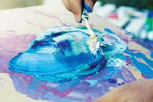 Definite Art Craft Painting (Fevicryl Pearl Metallic Colours and Pearl Colours (10 Ml X 10) with Palette Knives (Set of 5)) 3