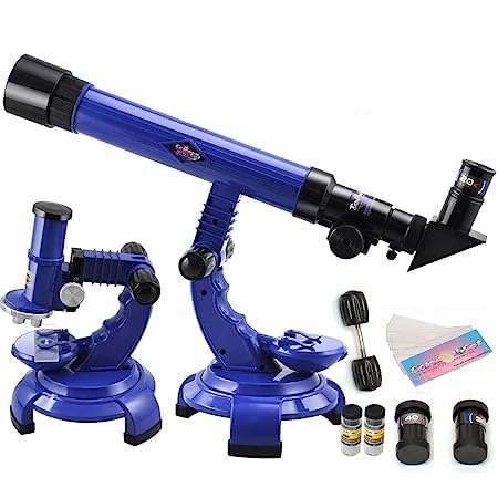 Kids Gallery NX 2in1 Telescope & Microscope Scientific Exploration Apparatus for Beginners. 1