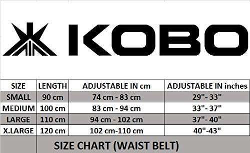 Kobo Imported Back Support Weight Lifting Belt - Gym Belt (Multi Colour, S) 3