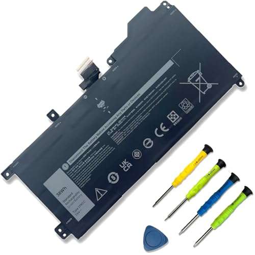 SUNNEAR 0G74G 2PFPW Laptop Battery Replacement for Dell Latitude 5300 5310 7300 7400 E5300 E5310 E7300 E7400 Series OG74G 02PFPW 3KF82 8JYHH 11.4V 42Wh 3500mAh 3-Cell 1