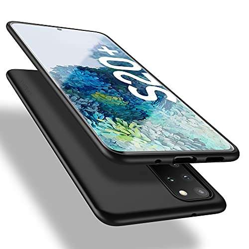 X-level for Samsung Galaxy S20+ Plus/S20+ Plus 5G Case, Slim Fit Soft TPU Thin S20+ Mobile Phone Cover Matte Finish Coating Phone Case for Samsung S20+ /S20+ 5G - Black 1