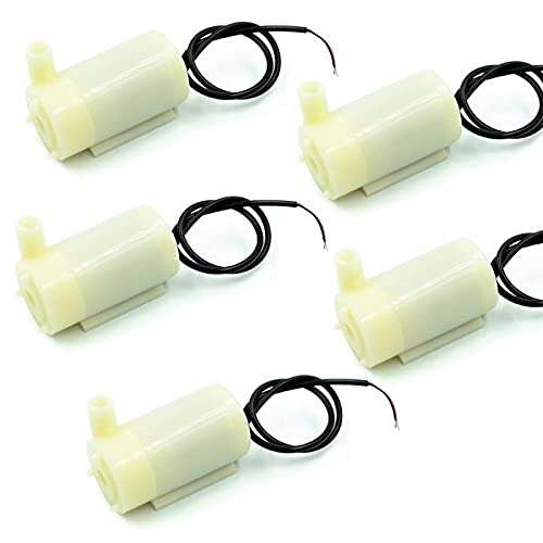 DEVMO 5PCS Ultra-Quiet Mini DC 3-6V 120L/H Brushless Motor Submersible Water Pump 1