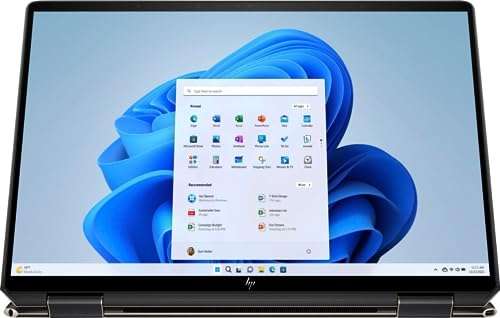 HP Spectre x360 13.5" Wide Ultra XGA+ (1920x1280) IPS Touchscreen 2-in-1 Laptop | Intel i7-1355U 10-Core | Backlit Keyboard | Fingerprint | Thunderbolt 4 | WiFi 6E | 16GB LPDDR4 512GB SSD | Win11 Pro 2
