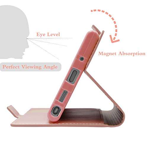 Fingic for Samsung Note 20 Ultra Case,Note 20 Ultras Wallet Case,Rose Gold Marble PU Leather Wallet Cases 2 ID & Credit Cards Slots Holder Side Pocket Kickstand Feature Flip Cover for Note 20 Ultra 5