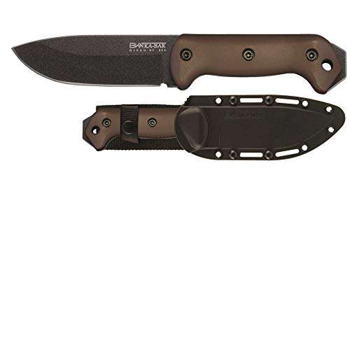 Ka Bar BK2FDE BK2 Becker Campanion FDE Handle Hard Black Sheath, Brown 1