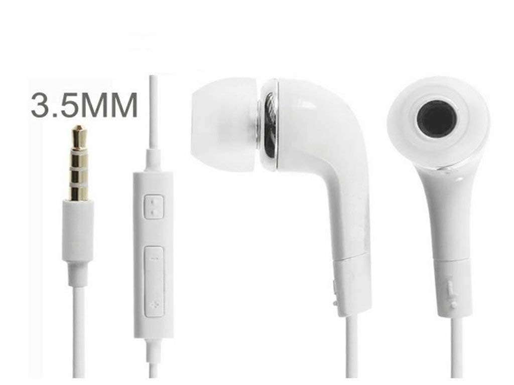 Earphone For Samsung Galaxy on, Samsung Galaxy On5, Samsung Galaxy On5, Samsung Galaxy On7, Samsung Galaxy Player 70 Plus Universal Wired Earphones Headphone Handsfree Headset Music with 3.5mm Jack Hi-Fi Gaming Sound Music HD Stereo Audio Sound with Noise Cancelling Dynamic Ergonomic Original Best High Sound Quality Earphone - (White, ST.D2, YR) 4