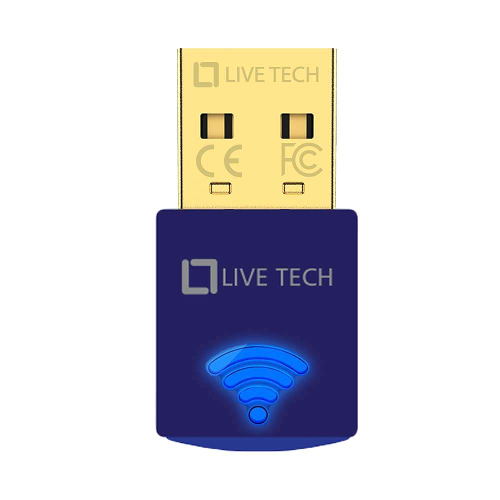 Live Tech Nano USB WiFi Adapter Dongle 150 Mbps Gold Plated USB Real High Speed 2