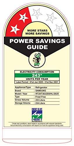 Samsung 253 L 2 Star Inverter Frost-Free Double Door Refrigerator (RT28T3822S8/HL, Elegant Inox(Light Doi Metal, Base Stand with Drawer, Convertible, 2022 Model) 2