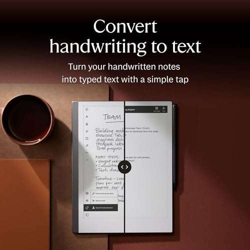 reMarkable Starter Bundle – reMarkable 2 is The Original Paper Tablet | Includes Black and White 10.3” Writing Tablet, Marker Plus Pen with Built-in Eraser 5