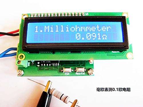 HR390 Milliohm Meter Low Resistance Tester Ohmmeter to Measure Resistance Value 3