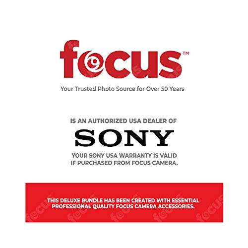 Sony Alpha a7C Full-Frame Compact Mirrorless Camera Body (Silver) Bundle with E-Mount Lens, Battery and Charger, Gadget Bag with Accessory and Cleaning Kit, Software Suite, and Memory Card (6 Items) 2