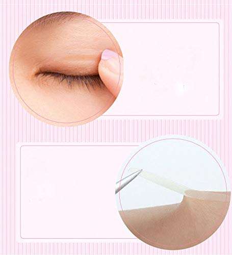 WOIWO 2 PCS Magic Beauty Lace Mesh Double Eyelid Paste Free From Glue Contact With Water Natural Invisible Eyelid Paste 5