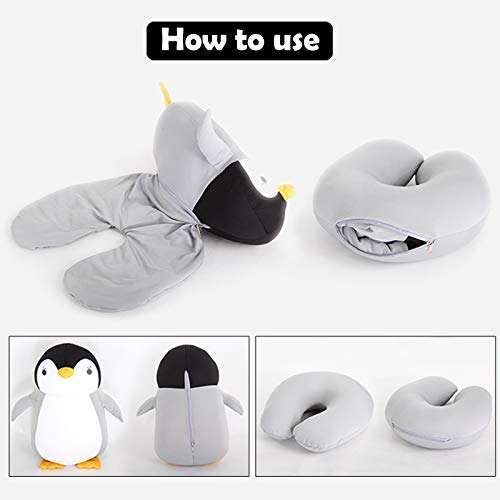 lfende Soft Comfortable Penguin Pillow, Soft Plush Toys Cushions for Couple Kids Adult Baby Pillow Doll Companion, Birthday St. Patricks Day Gift 4